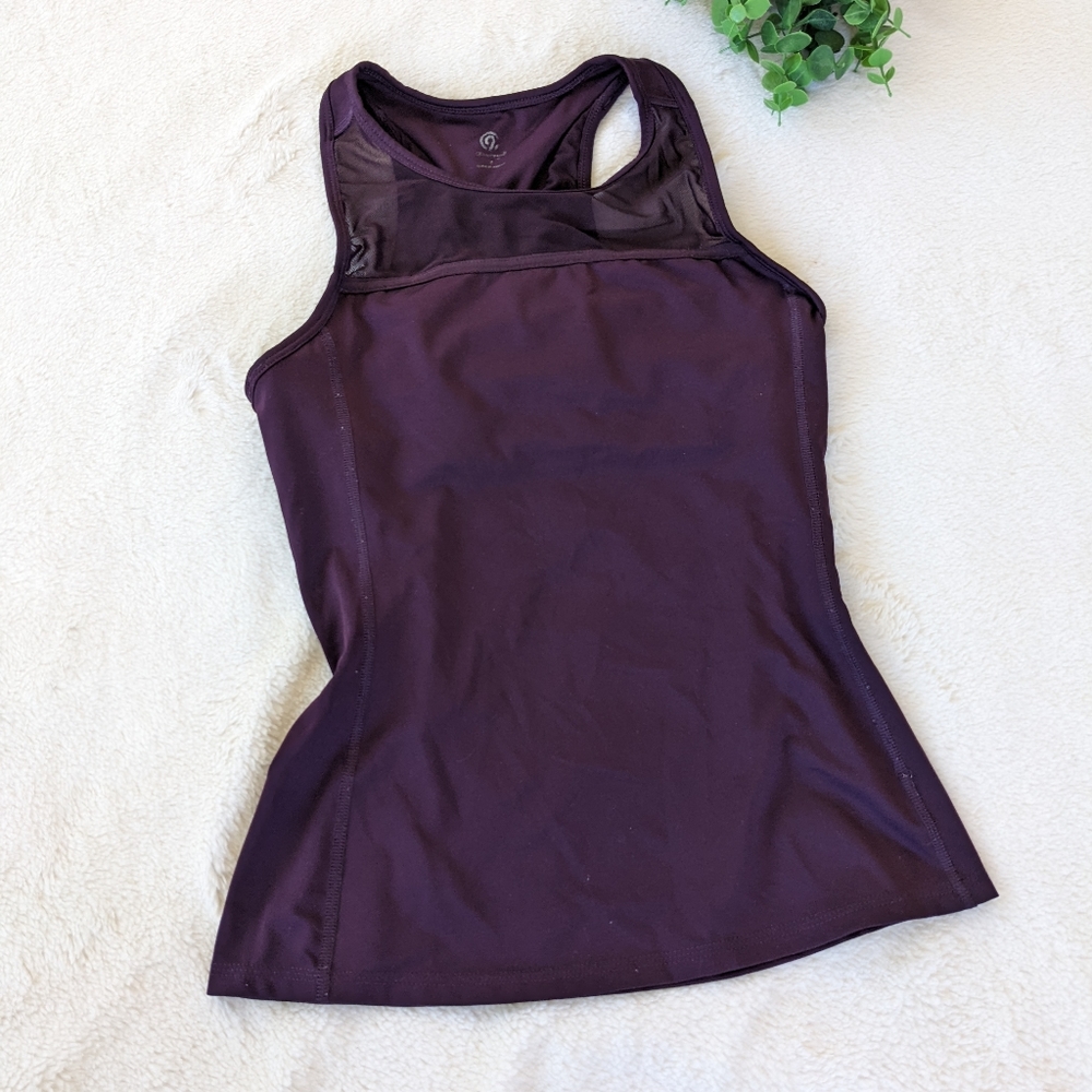 🌷3/15🌷 Champion Purple Work Out Tank with Sports Bra Size S